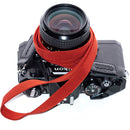 ObiJimmy Kita Pure Silk Camera Strap (Red, 47.2")