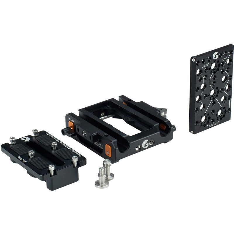 Bright Tangerine LeftField 3 Quick Release Baseplate for Sony FS5 / FS5 II