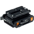 Bright Tangerine LeftField 3 Quick Release Baseplate for Panasonic EVA-1 & VariCam 35/LT