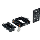 Bright Tangerine LeftField 3 Quick Release Baseplate for Panasonic EVA-1 & VariCam 35/LT