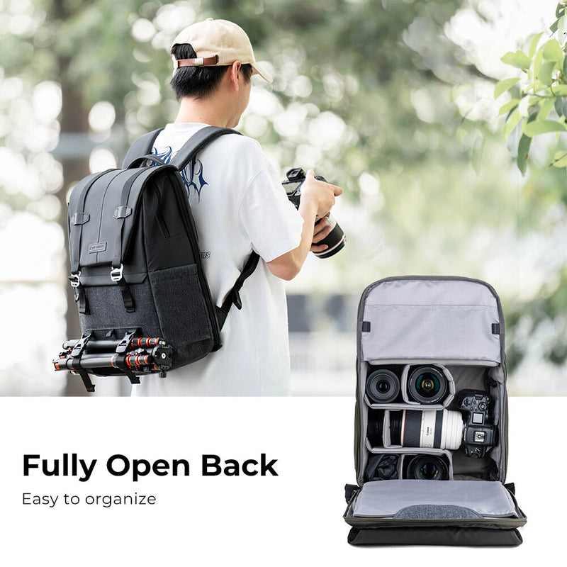 K&F Concept Beta Photography Backpack (Black/Gray, 20L)