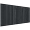 Vicoustic Flat Panel VMT Wall and Ceiling Acoustic Tile Natural Stones (Hematite Blacks, 46.9 x 23.4 x 0.78", 8-Pack)