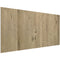 Vicoustic Flat Panel VMT Wall and Ceiling Acoustic Tile Natural Woods (Almond Oak, 46.9 x 23.4 x 0.78", 8-Pack)