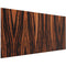 Vicoustic Flat Panel VMT Wall and Ceiling Acoustic Tile Natural Woods (Ebony, 46.9 x 23.4 x 0.78", 8-Pack)