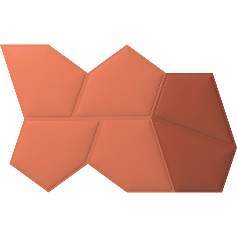 Vicoustic GEN_VMT PENRAY 01 Acoustic Tiles (Coral,12-Pack)