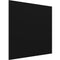 Vicoustic Flat Panel VMT Wall and Ceiling Acoustic Tile FR (Black, 23.4 x 23.4 x 0.78", 4-Pack)