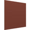 Vicoustic Flat Panel VMT Wall and Ceiling Acoustic Tile FR (Brown, 23.4 x 23.4 x 0.78", 4-Pack)