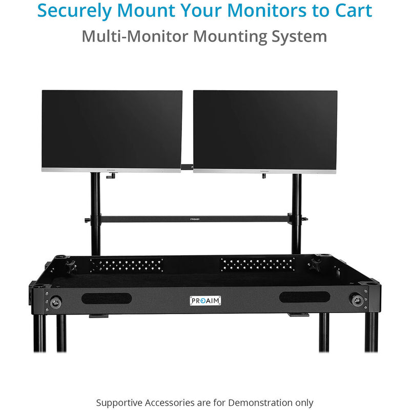 Proaim Multi-Monitor Mounting System for Video Camera Carts