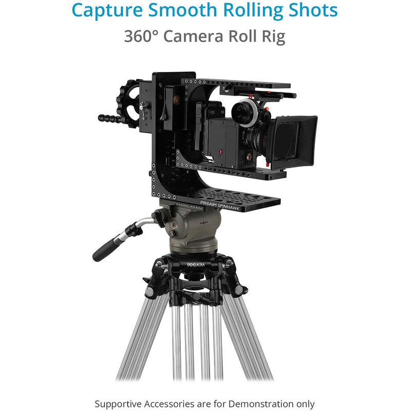 Proaim Spinhawk 360&deg; Rolling Dutch Head for Cinema Cameras