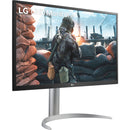 LG 27BP55U-B 27" 4K UHD HDR Monitor (White/Black/Silver)