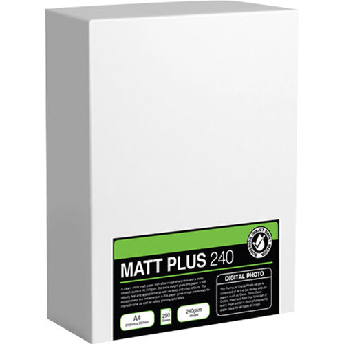 PermaJetUSA MattPlus 240 Digital Photo Paper (A4, 250 Sheets)