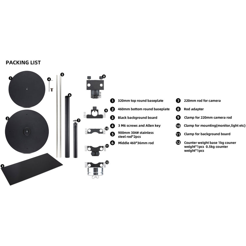 DigitalFoto Solution Limited 360&deg; Spinning Camera Rig Video and Rotating Platform