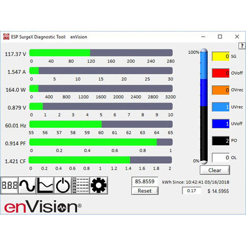 SURGEX enVision Mains Power Analyzer