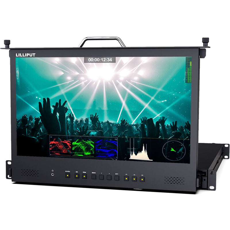 Lilliput RM-1731S 17.3" Pullout Rackmount 3G-SDI/HDMI Monitor