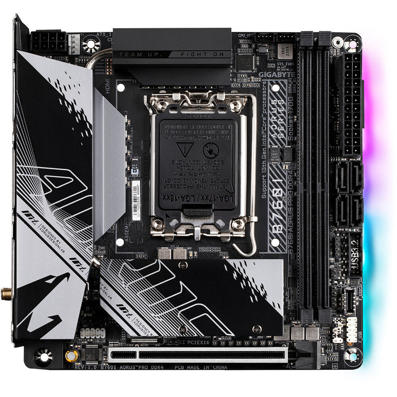 Gigabyte B760I AORUS PRO DDR4 LGA 1700 Mini-ITX Motherboard