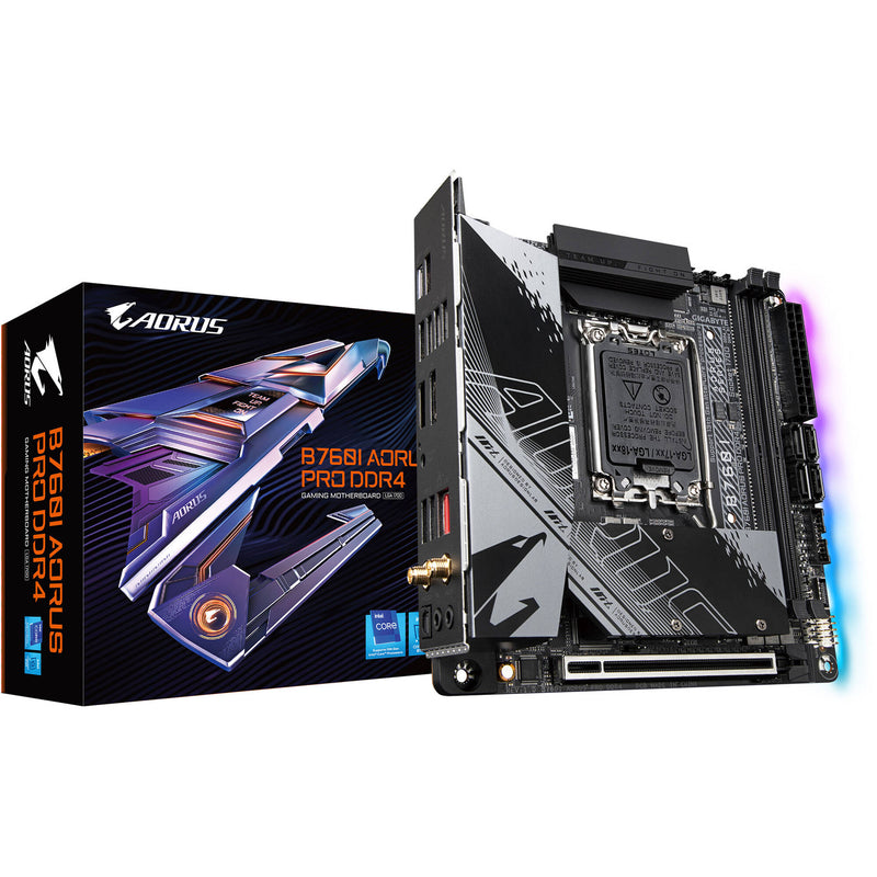 Gigabyte B760I AORUS PRO DDR4 LGA 1700 Mini-ITX Motherboard