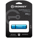 Kingston IronKey Vault Privacy 50 Series USB-C Flash Drive (Blue)