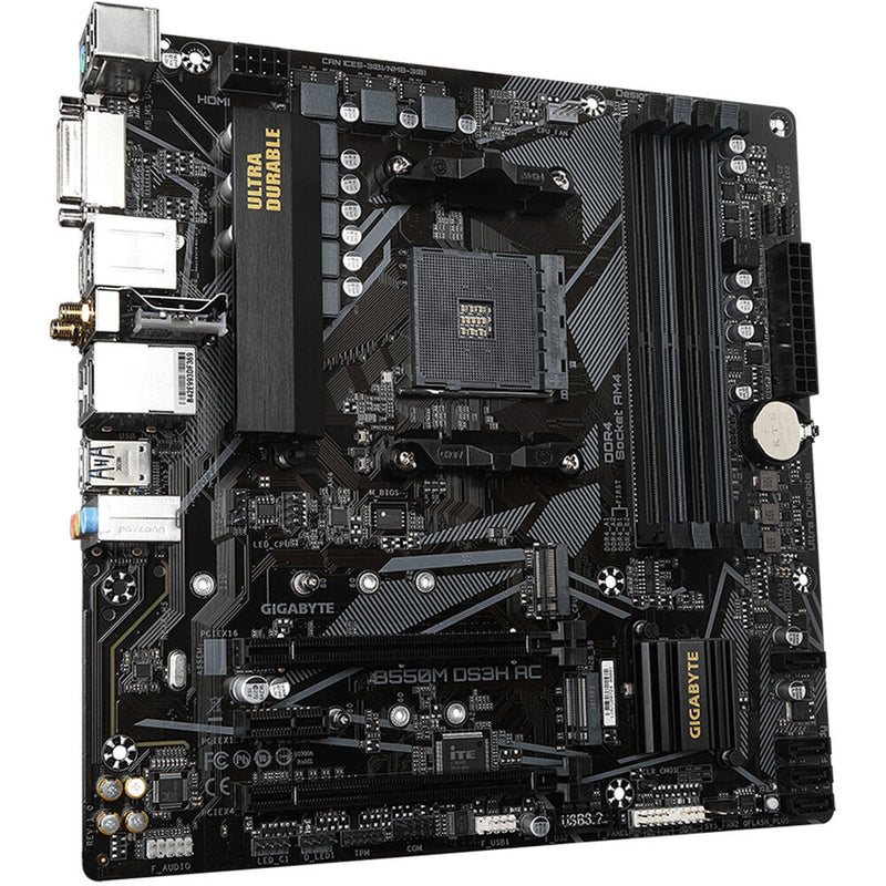 Gigabyte B550M DS3H AC AM4 Micro-ATX Motherboard