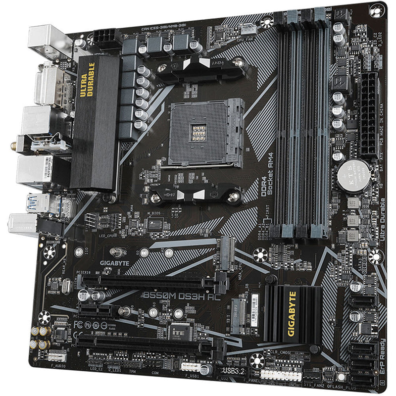 Gigabyte B550M DS3H AC AM4 Micro-ATX Motherboard