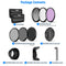 Neewer 58mm ND, CPL, UV & FLD Lens Filter Kit with Accessories (6-Pack)