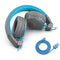 JLab Studio Wireless On-Ear Headphones (Gray and Blue)