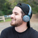 JLab Studio Wireless On-Ear Headphones (Gray and Blue)