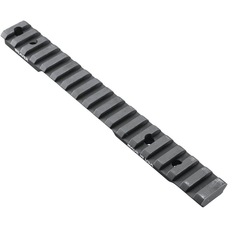 Weaver Extended Multi-Slot Base for Savage 10/12/14/16 SA (20 MOA,&nbsp;Matte Black, Clamshell Packaging)