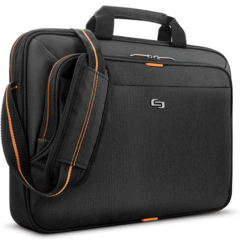 Solo Ace Slim Brief Case for 15.6" Laptop (Black)