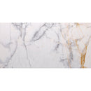 Vicoustic Flat Panel VMT Wall and Ceiling Acoustic Tile Natural Stones (Calacatta Carrara, 46.9 x 23.4 x 0.78", 4-Pack)