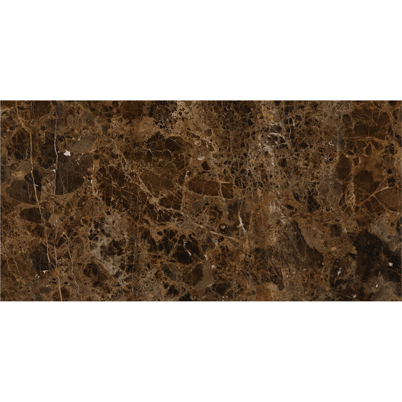 Vicoustic Flat Panel VMT Wall and Ceiling Acoustic Tile Natural Stones (Emperador Dark, 46.9 x 23.4 x 0.78", 4-Pack)