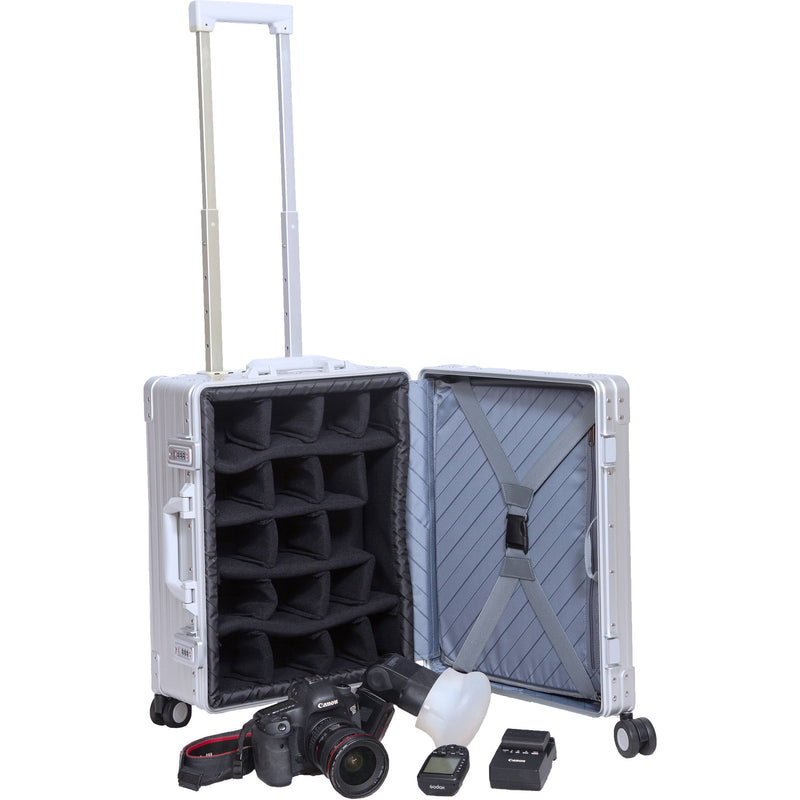 Aleon Camera Carry-On Case with Divider Set (Platinum)