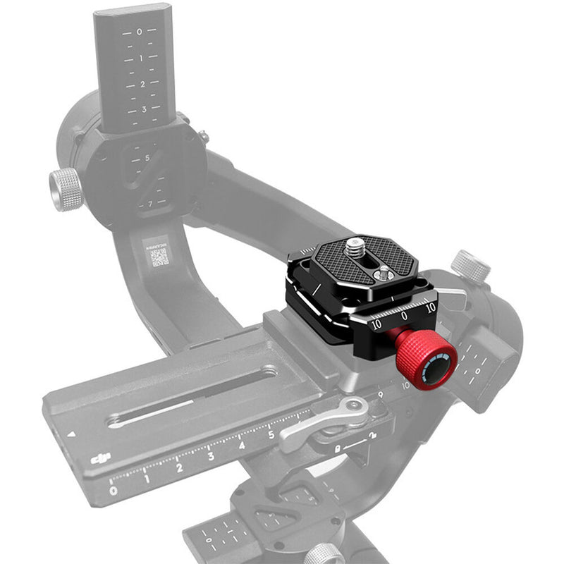 DigitalFoto Solution Limited Manfrotto 501/Arca Quick Release Baseplate System for DJI RS 2/C2/3/3 Pro