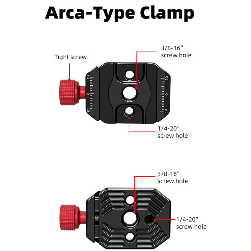 DigitalFoto Solution Limited Manfrotto 501/Arca Quick Release Baseplate System for DJI RS 2/C2/3/3 Pro