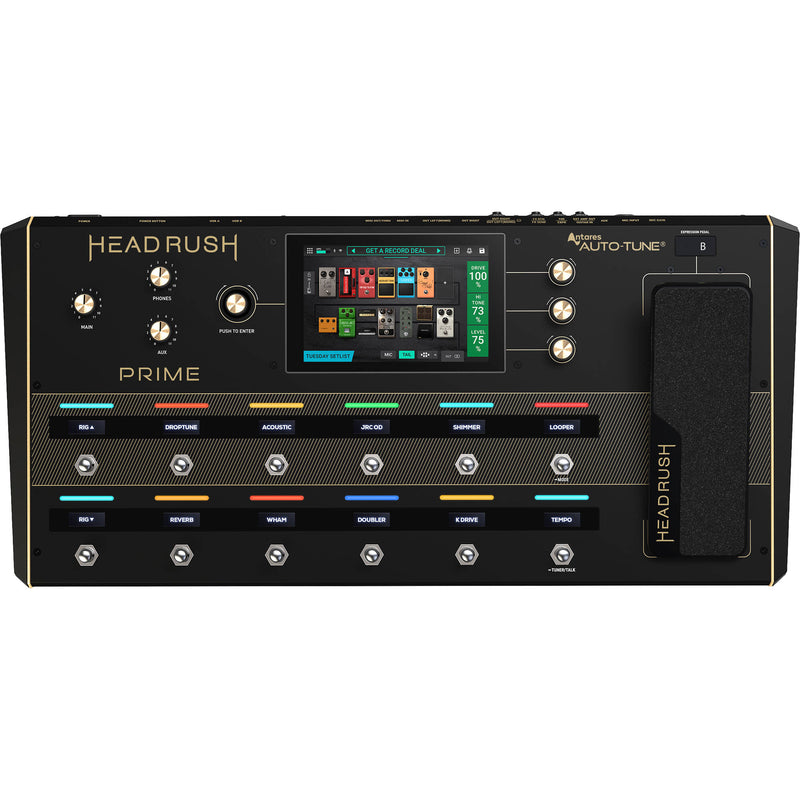 HeadRush Prime Multi-FX Guitar Pedal with Amp Modeler and Vocal Processor