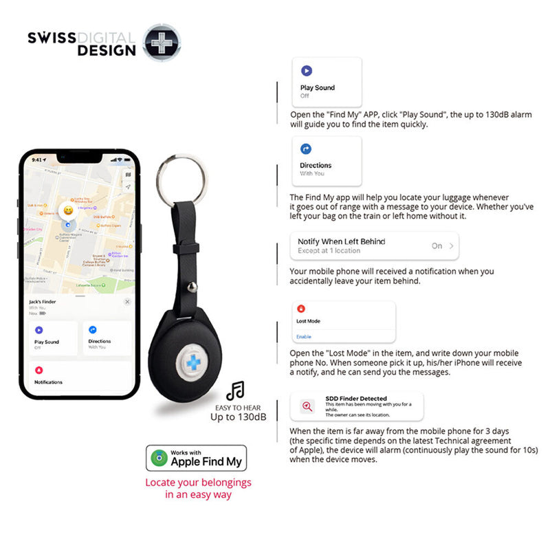 Swissdigital Finder Keychain