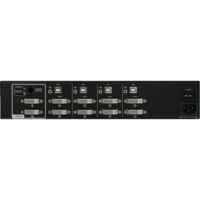 IOGEAR 4-Port Dual View DVI Secure KVM with Audio Protection Profile v4.0