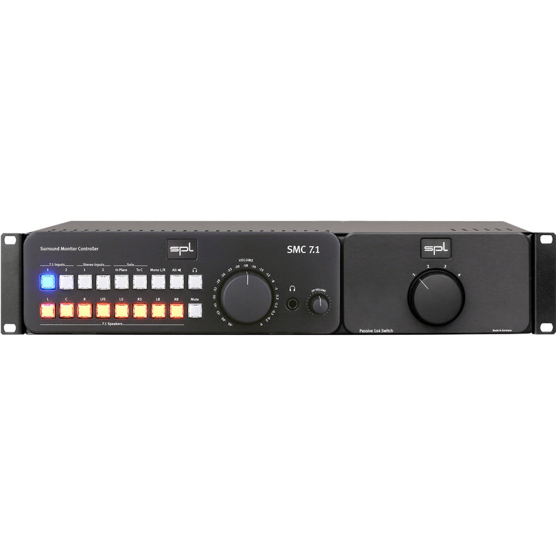 SPL SMC 7.1 Surround Monitor Controller with Expansion Rack (Black)