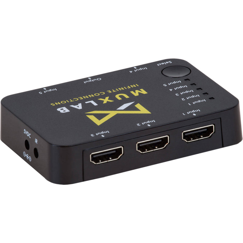 MuxLab 5x1 HDMI Switcher with 4K Support