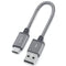 Moshi Integra USB-C to USB-A Charge Cable (9.6", Titanium Gray)