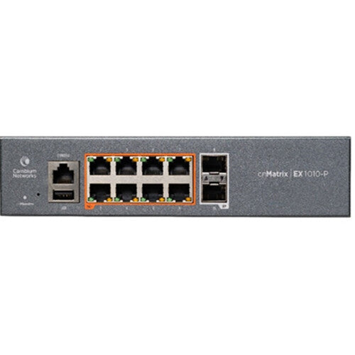 Cambium cnMatrix EX1010-P 8-Port PoE+ Compliant Gigabit Managed Network Switch