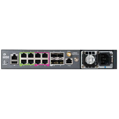 Cambium cnMatrix TX2012R-P 8-Port PoE 4 Compliant Gigabit Network Switch