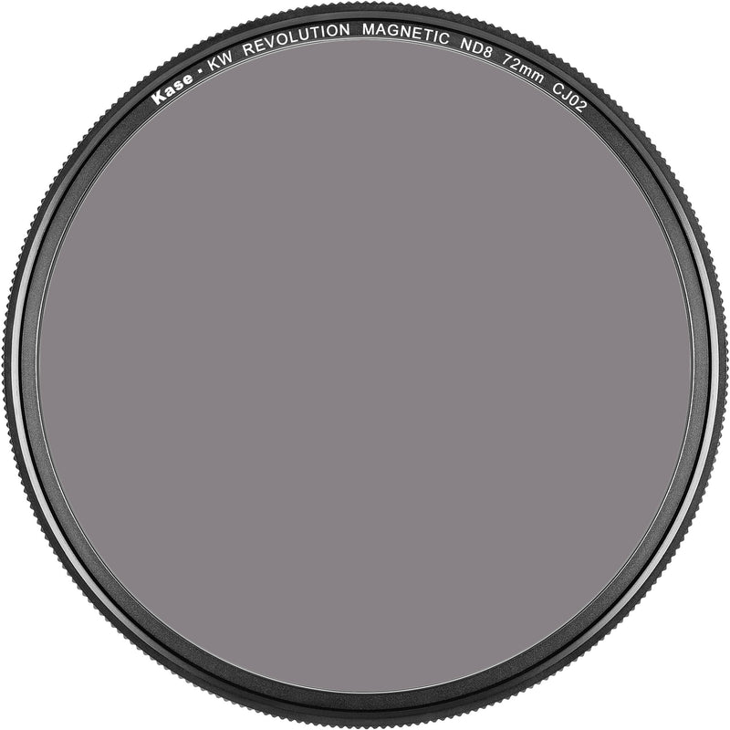 Kase 72mm KW Revolution Magnetic ND8 Filter (Blue Ring, 3-Stop)