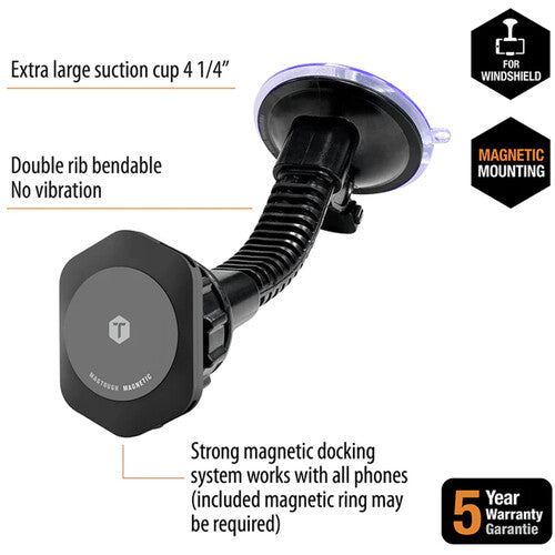 ToughTested MagTouch Magnetic Dashboard/Windshield Mount