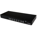 StarTech 8-Port 1U Rackmount USB PS/2 KVM Switch with OSD