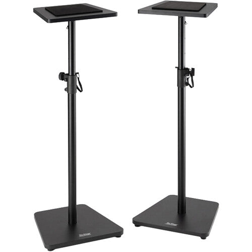 On-Stage Wood Studio Monitor Stands (Black, Pair)