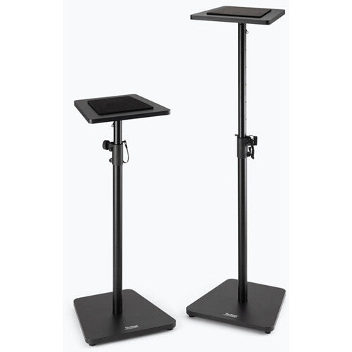 On-Stage Wood Studio Monitor Stands (Black, Pair)