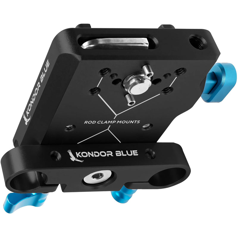 Kondor Blue Mini V-Mount Basic Rod Kit (Raven Black)