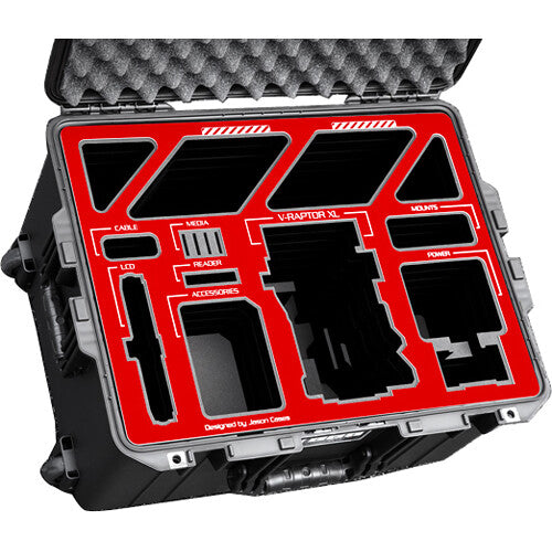 Jason Cases Wheeled Hard Case for RED RAPTOR XL