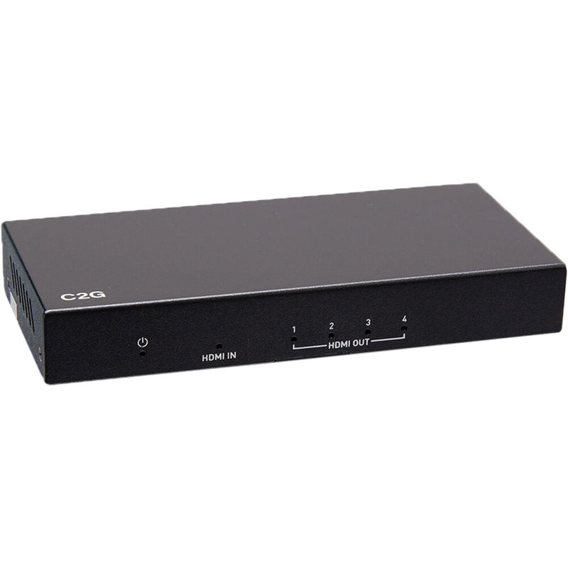 C2G 4-Port HDMI Distribution Amp Splitter (4K, 60Hz)