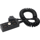 DigitalFoto Solution Limited 1-to-4 D-Tap Splitter with 1/4"-20 Screw (Coiled, 13-23.6")